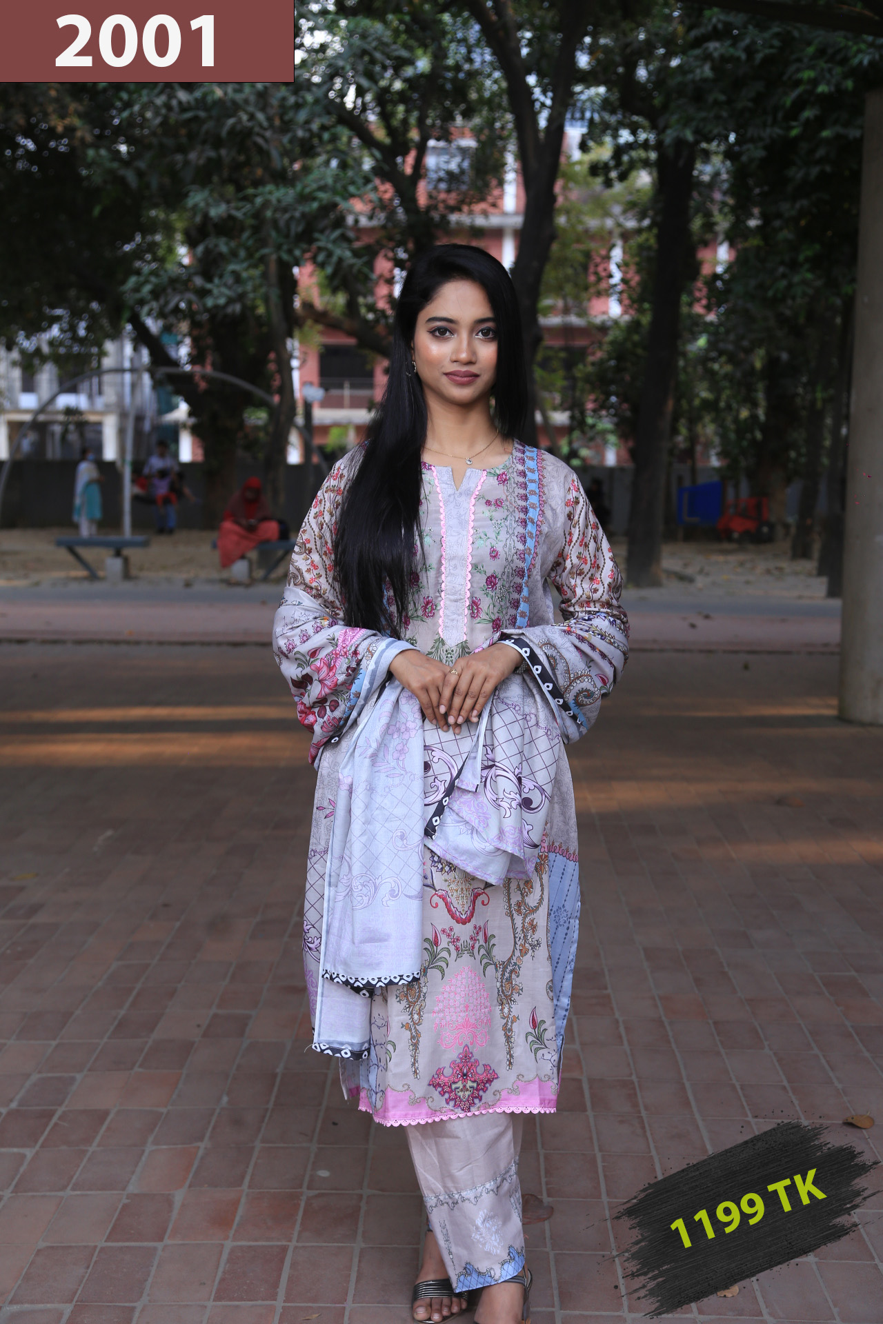 দুবাই সিল্ক কটন ৩ পিচ